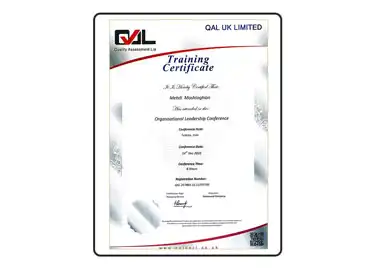 Training Certificate
